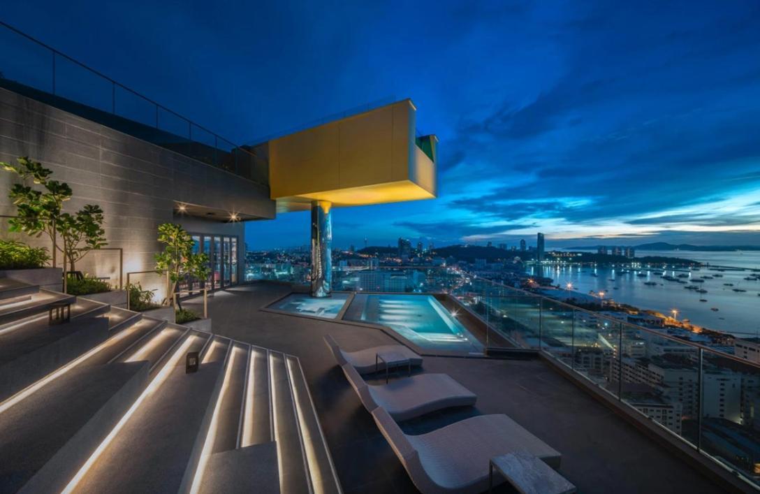The Edge Central Pattaya Seaview With Infinity Pool & Free Netflix Esterno foto